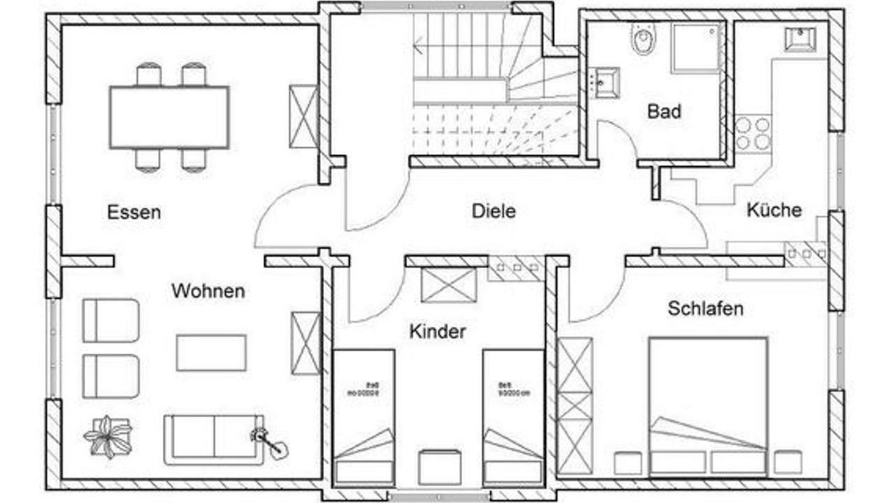 Pematra Ferienwohnung Faehrblick لوبيك المظهر الخارجي الصورة